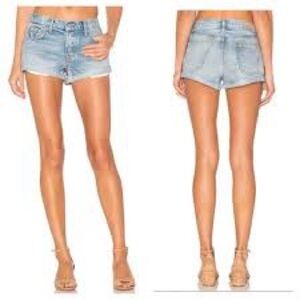 Grlfrnd Adriana Rollercoaster shorts Wash Denim Women's Shorts 26